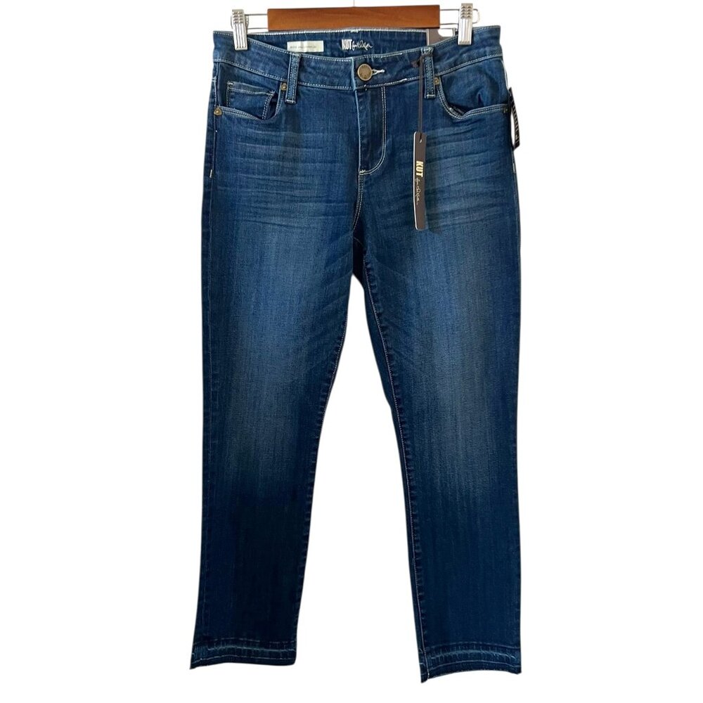 Kut From The Kloth NEW Reese Ankle Straight Leg Jeans Size 6